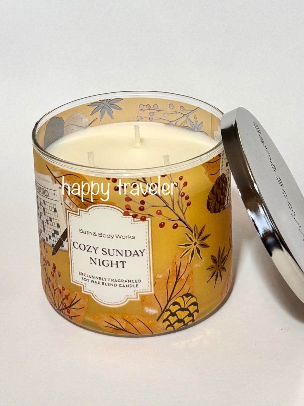 COZY SUNDAY NIGHT 3-Wick Candle - Picture 2 of 3